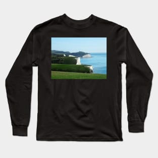 Seven Sisters Cliffs, East Sussex Long Sleeve T-Shirt